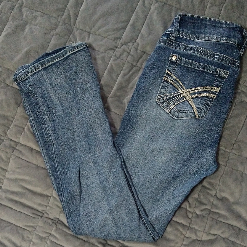 Wallflower Blue Boot Cut Jeans with Distinctive Stitching